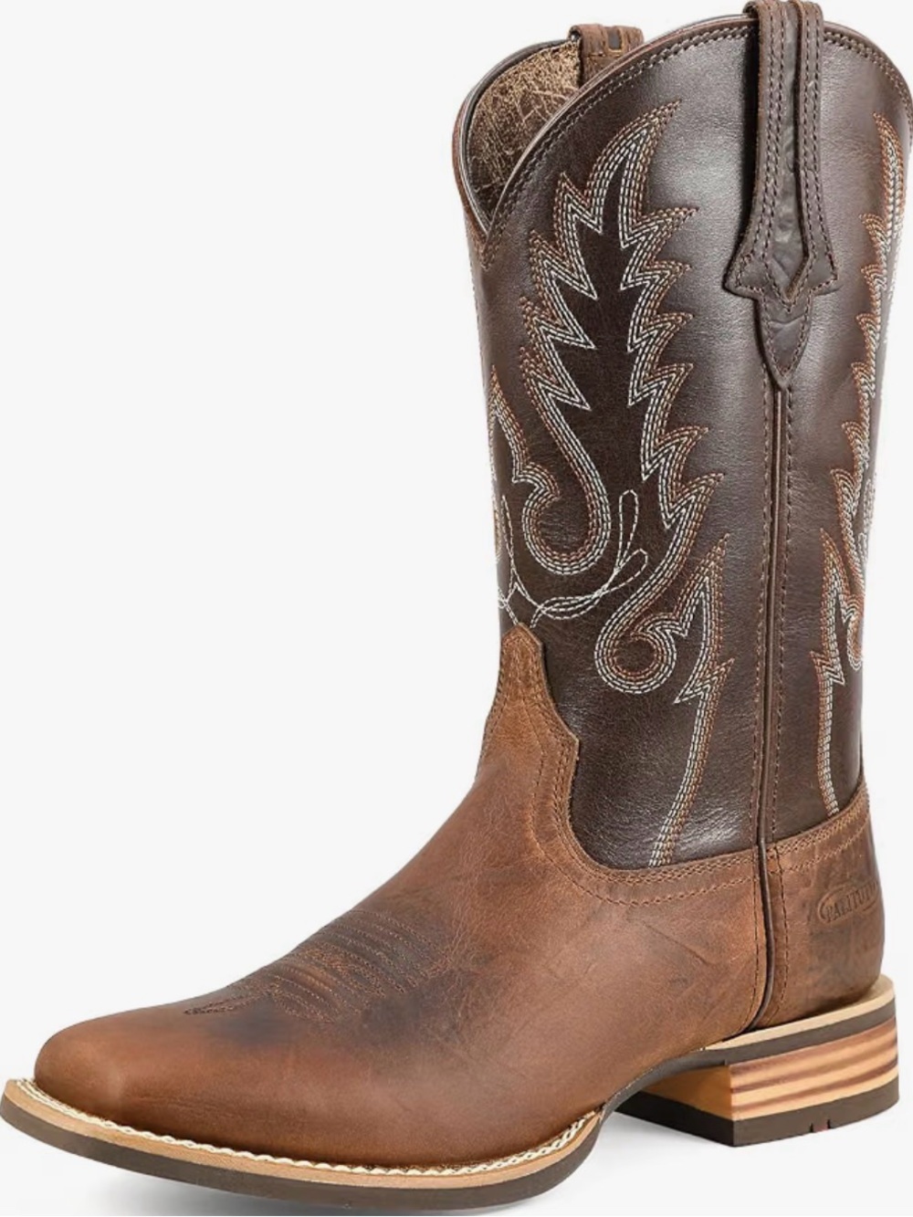 Woman’s Western Brown Leather Cowgirl Boots